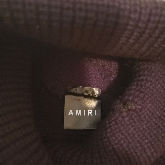 AMIRI Black Knit Beanie - Picture 2 of 3